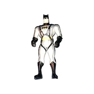 Vintage Batman Action Figure DC Comics Kenner 5" Standing Posable Silver 1993